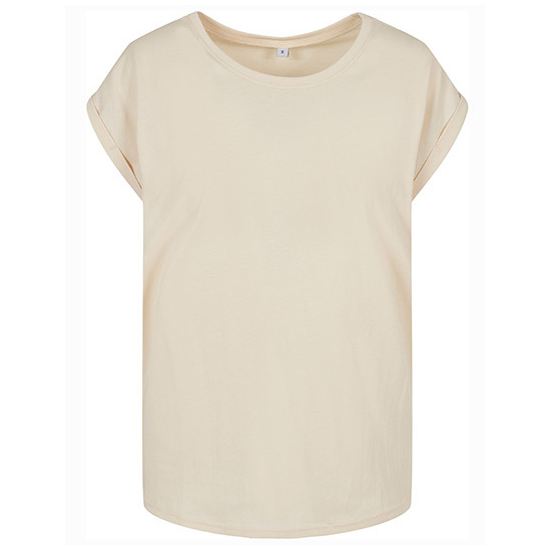 Dámské tričko s ohrnutými rukávy